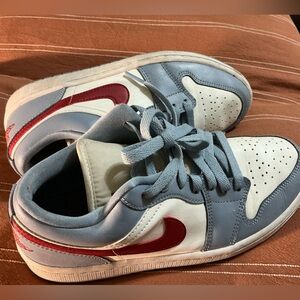 Nike Women's Athletic Shoes in Red, Gray, and White